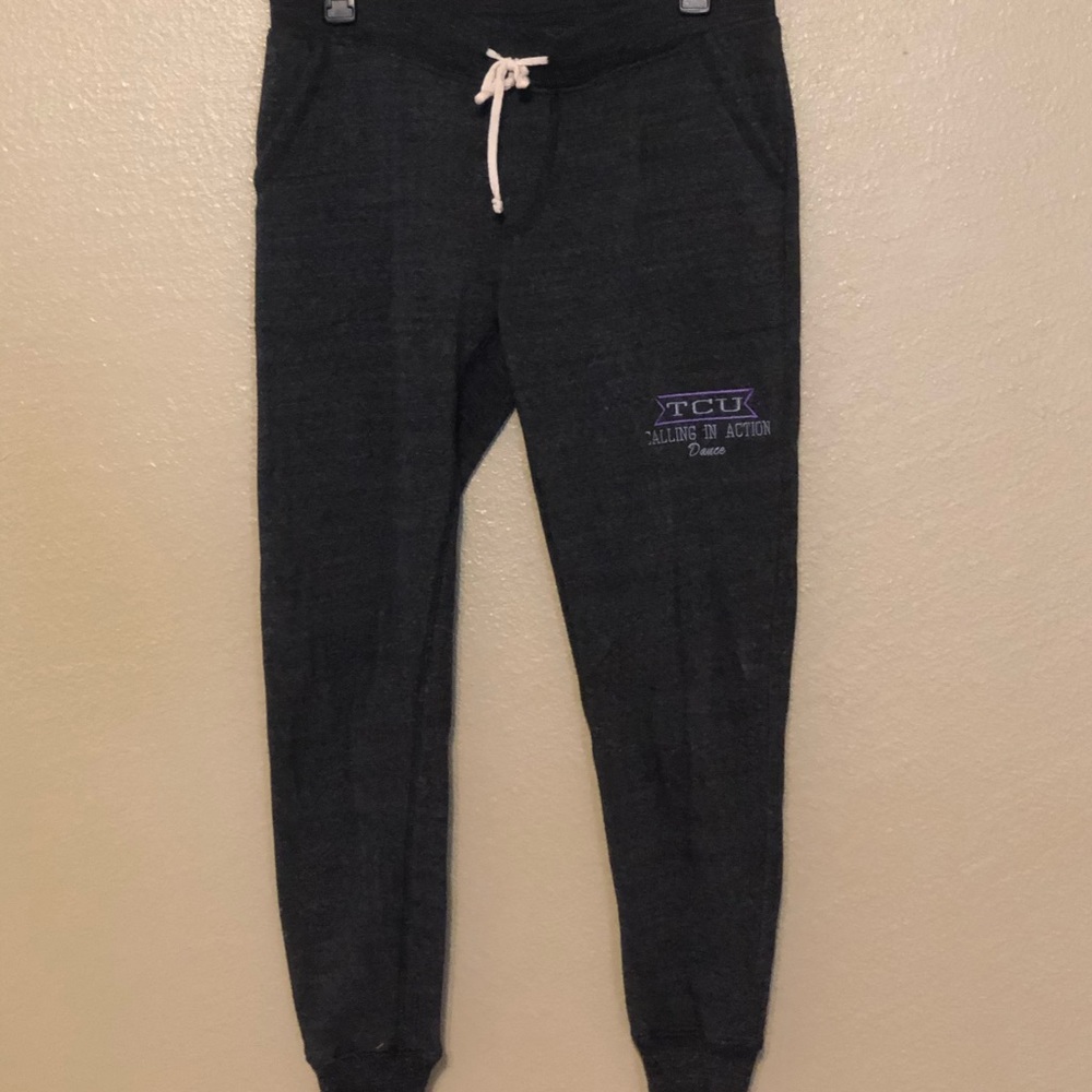Gray sweatpants